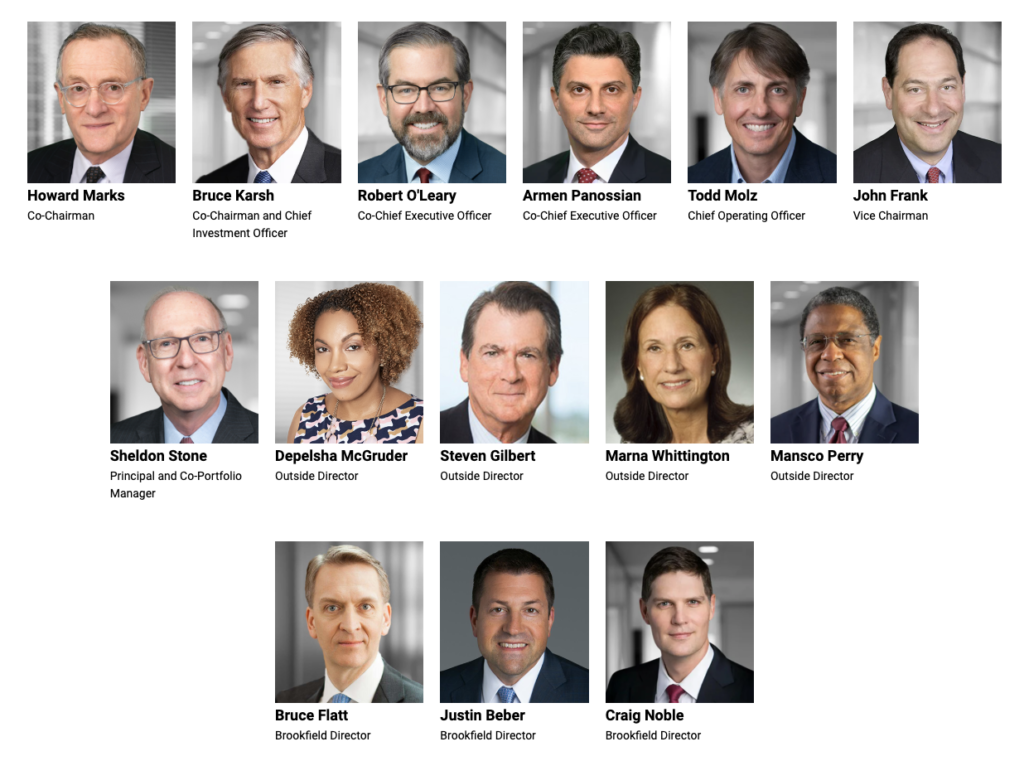 Założyciele i zarządzający Oaktree Capital Management